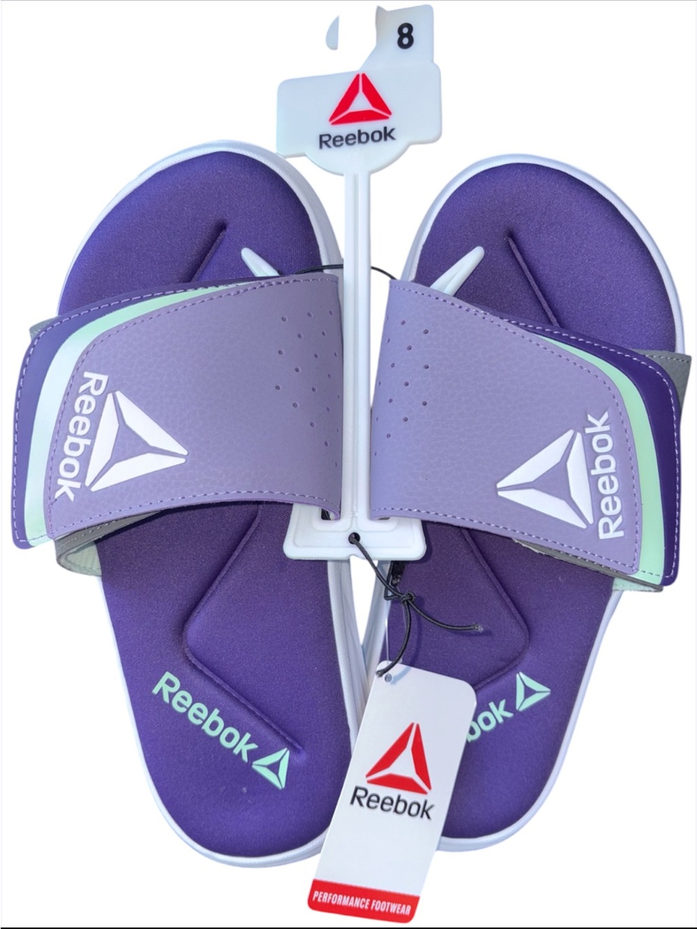 Reebok Women's Delta Flow Slide Sandals Size 8